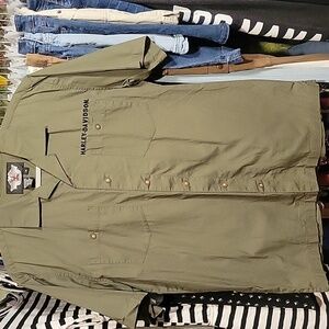 Harley Davidson  button front shirt
